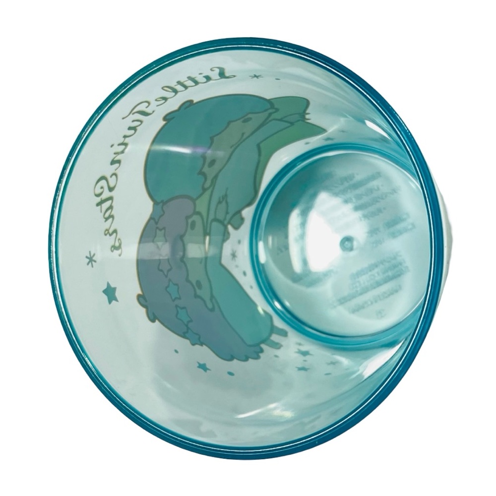 SANRIO Little Twin Stars Blue Acrylic Plastic Cup (9.5 oz) Kiki & Lala, Daiso - Picture 5 of 5